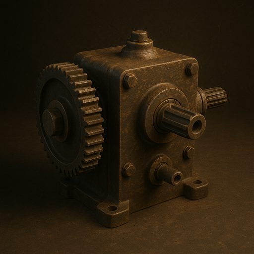 Vintage engine render