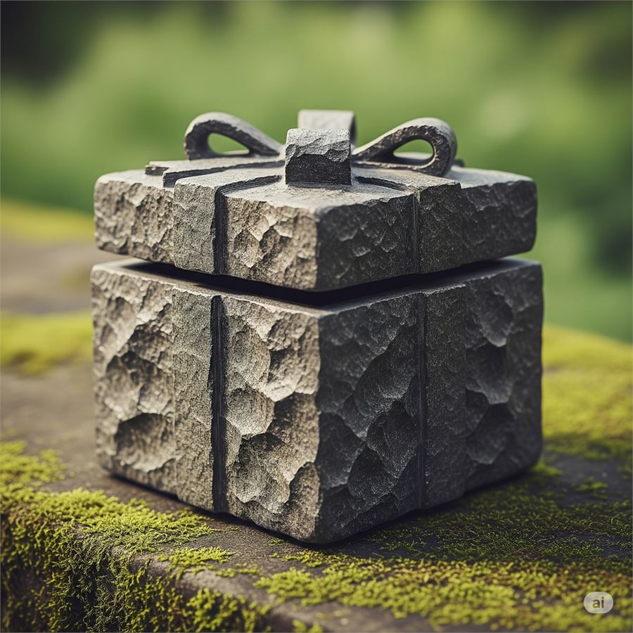 Carved stone