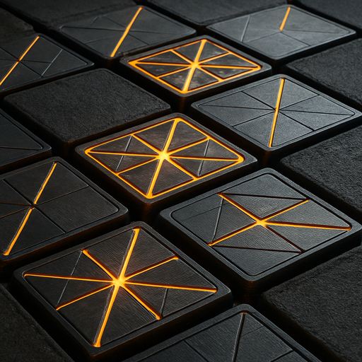 Geometric tile pattern